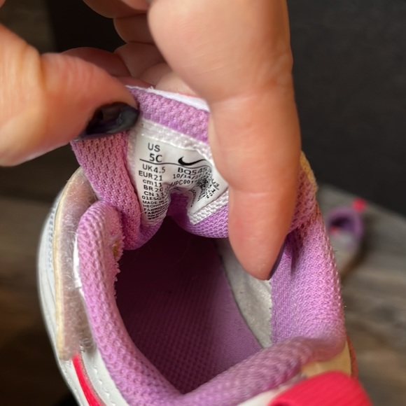 Nike Court Borough toddler Sneakers size 5 - Picture 5 of 6